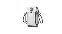 Nouvelle station de recharge rapide DC TELD 80k G2.5 Series 50.100oVv IP55 pour extérieur, double pistolet, commerciale, interface GB, blanche