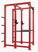 Rack de musculation commercial à 6 poteaux pour la musculation en salle de sport