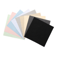 Chiffon de nettoyage en microfibre personnalisé avec logo pour lunettes et lunettes de soleil, chiffons populaires en suède de soie pour le nettoyage des verres