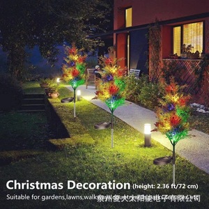 Solar Garden <b>Light</b> LED Pine <b>Tree</b> Decorative Outdoor Lawn Lamp Water Resistant Portable Solar Powered - Product Image 5