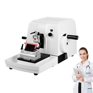 Roundfin चिकित्सा प्रयोगशाला ऊतक <span class=keywords><strong>microtome</strong></span> पैराफिन मैनुअल रोटरी <span class=keywords><strong>microtome</strong></span> कीमत - Product Image 6