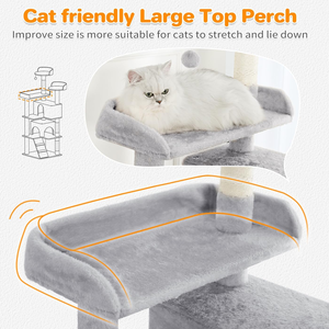 Gigantische Luxe Kat Krabben Boom Kat Toren Huisdier Klimmen Speelgoed Best Verkochte Hangmat Kattentoren - Product Image 3