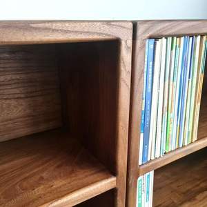 Étagère à livres en bois massif de style chinois, étagère de rangement multi-niveaux pour salon, bureau, vitrine antique - Product Image 4