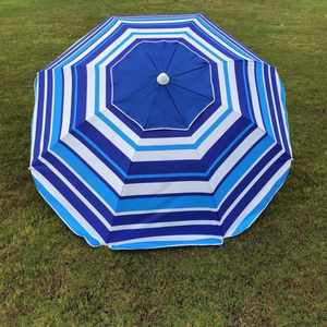 Wholesale Outdoor Oxford <b>Beach</b> Straight <b>Umbrella</b> Manual Alloy Ribs 8ribs Stainless Steel Handle Modern Printable - Product Image 4