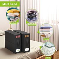 Boîtes de rangement pour draps de lit personnalisées en usine avec couleurs, matériaux et LOGO sur mesure, production de boîtes de rangement multifonctionnelles pour draps de lit