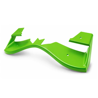 Kit de carénage avec becquet avant fixe DF MOTO pour moto Kawasaki ZX-6R, en ABS poli durable moulé par injection