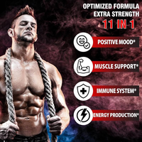 Capsules d'aubergine Zui les plus vendues avec créatine, maca, ginseng et ashwagandha, favorisent la croissance musculaire et l'énergie naturelle pour les hommes adultes