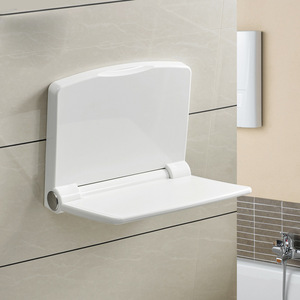 Modern Design Fashion Wall Mounted Folding Bath Seat Waterproof <b>Bathroom</b> Shower Seat <b>for</b> Elderly and Disabled Practical - Product Image 6