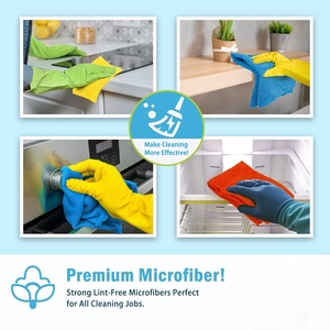 40x40CM 300GSM Microfiber Car Detailing Towel High Absorbent Sewing <b>Cloth</b> for Cleaning Wash <b>Microfibre</b> Towel for Car Care - Product Image 5