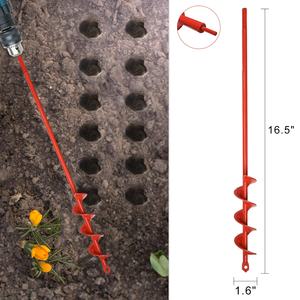 Ensemble de 4 forets à tarière manuelle pour l'extérieur, universels, portables, directs d'usine, pour la culture des sols meubles - Product Image 4