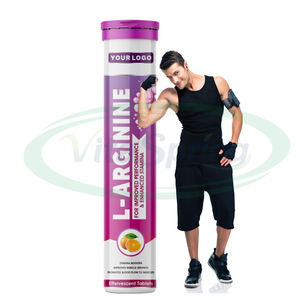 Private Label vitamine L-arginina compresse <span class=keywords><strong>Pre</strong></span> allenamento Energy Drink integratore l arginina effervescente Tablet - Product Image 1