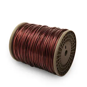 承認されたCCAワイヤー、ECCA純銅クラッドアルミニウムエナメル巻線ワイヤー28awg1.5mmワイヤー電子ケーブル