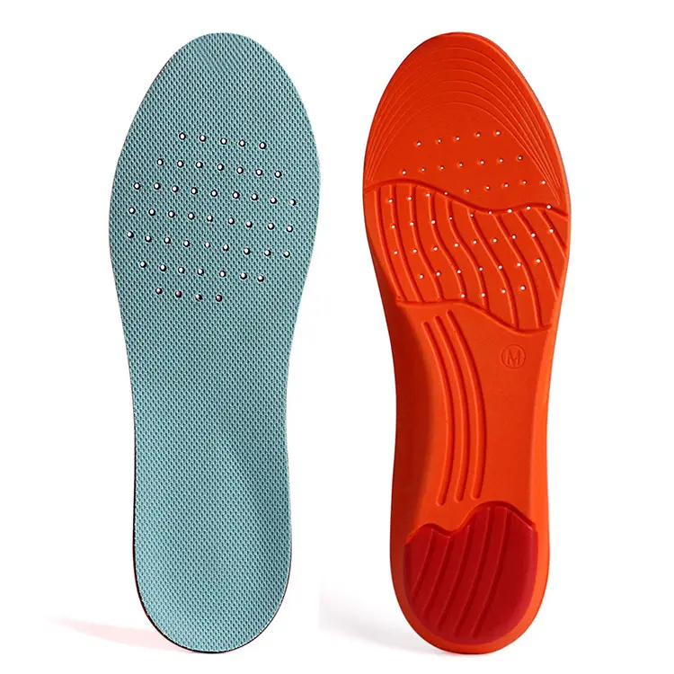 High Quality Men's Running 4d Soft Polyurethane Foam Deodorant Sports Insole