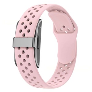 Bracelet de montre en silicone respirant et poreux, personnalisé, en gros, avec boucle intégrée, pour remplacement de bracelet de sport Hume Band - Product Image 5