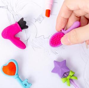 Ensemble <span class=keywords><strong>de</strong></span> gommes magiques Princesse, gommes pour étudiants, papeterie, fournitures scolaires - Product Image 5