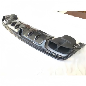 ดิฟฟิวเซอร์หลังทรงคาร์บอนสไตล์ <span class=keywords><strong>BRABUS</strong></span> พร้อมท่อไอเสียแบบ Quad สำหรับ Mercedes W222 ปี 2014-2017 - Product Image 3