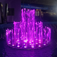 Fuente Moderna de Acero Inoxidable para Exteriores Water Faery FS-06, Tamaño Personalizado, Grado Comercial, Duradera, para Hoteles y Plazas