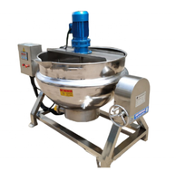 Pot de cuisson industriel à chauffage électrique avec agitateur