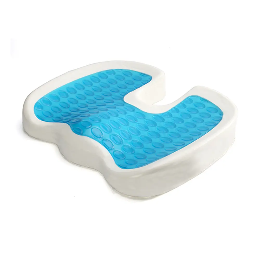 Hot Sell Custom Logo/packaging Ergonomic Memory Foam Outdoor/office Chair Orthopedic Cooling Gel Car Seat Cushions