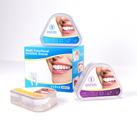 Appareil dentaire de redressement à trois étapes de haute qualité, appareil de redressement des dents, entraîneur dentaire, aligneur pour l'orthodontie