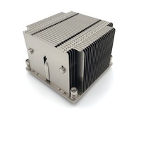 Dissipateur thermique à plaque froide liquide en aluminium sur mesure haute performance avec tube en cuivre, radiateur de refroidissement industriel à eau
