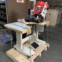Machine à coudre industrielle pour chaussures en espadrilles, machine à coudre convertible à aiguille incurvée spéciale pour les côtés