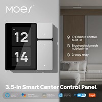Panneau de contrôle intelligent pour la maison connectée avec passerelle Tuya Wi-Fi Zigbee murale de 3,5 pouces, design en barre, système d'exploitation Linux, alimenté par batterie