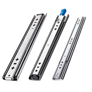 Cajón de cierre suave y resistente con rodamiento de bolas de tres secciones de extensión completa de acero moderno de 53mm para uso en cocina y sala de estar - Product Image 2
