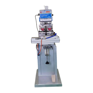 Hochwertiger Desktop-Einfarb-Logodrucker 1-<span class=keywords><strong>2</strong></span> Farben <span class=keywords><strong>2</strong></span>-Kopf Pneumatische Tampondruckmaschine - Product Image 1