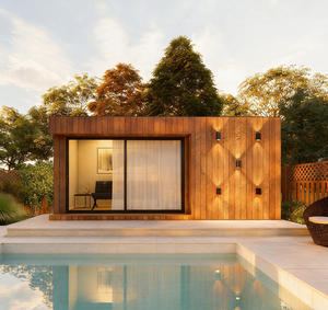 Casa Contenedor Prefabricada <span class=keywords><strong>de</strong></span> Lujo, Casa Móvil Moderna, Estudio Modular para <span class=keywords><strong>Jardín</strong></span>, Mini Casa Portátil para Airbnb/Villa/Oficina/Cafetería - Product Image 1