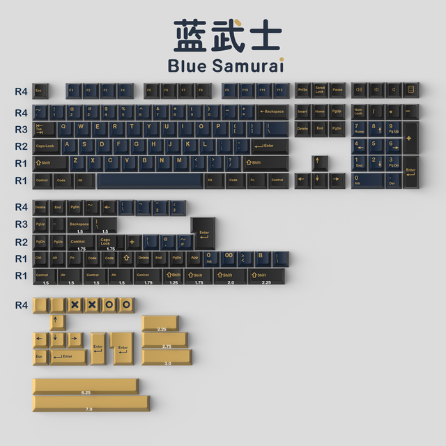 Tecsee PBT Cherry Profile Keycaps 6.25u 7u Spacebar Key Caps ANSI Layout Mechanical Keyboards Keycaps Custom Dye Sub Keycaps Set