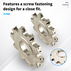 Disque de fraisage arrière <span class=keywords><strong>à</strong></span> 3 côtés SMC 63-250 <span class=keywords><strong>mm</strong></span>, <span class=keywords><strong>fraise</strong></span> <span class=keywords><strong>à</strong></span> rainures en T indexable, inserts MPHT 060304 080305 120408, outil de rainurage CNC, livraison rapide - Product Image 3