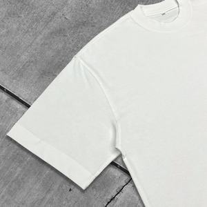 T-shirts amples en coton blanc de qualité supérieure pour l'été – Fabricant de T-shirts personnalisés surdimensionnés et vierges en coton épais - Product Image 3