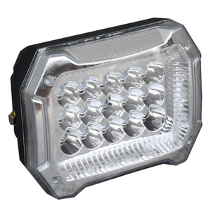 Faros Delanteros para Triciclo Eléctrico, LED Súper Brillantes, Universales, 12V 48V 60V, Iluminación Frontal, Mejora de Diseño Cuadrado con 15 Leds - Product Image 2