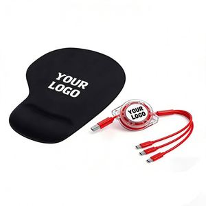 Wholesale Sponge Leather Ergonomic <b>Support</b> for Premium Business Gift <b>Wrist</b> Rest <b>Mouse</b> Pad <b>With</b> Custom Logo - Product Image 1
