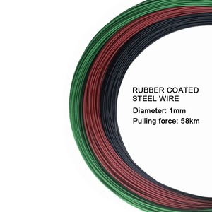 1pcs 50cm <span class=keywords><strong>de</strong></span> long et épais <span class=keywords><strong>fil</strong></span> d'acier 1mm <span class=keywords><strong>de</strong></span> diamètre ligne anti-morsure <span class=keywords><strong>fil</strong></span> avant pour mer rivière pêche bateau ceinture <span class=keywords><strong>de</strong></span> pêche rotative - Product Image 2
