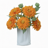 Fleurs artificielles en soie décoratives en gros, arrangements floraux, centre de table de mariage, bouquet, fleurs artificielles en vrac