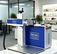 Mesin Penanda Laser Serat HJZ Presisi Tinggi 20W 30W 50W Pengukiran Logam Berpendingin Udara Industri Harga Terbaik