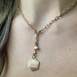 Milskye New <strong>Best</strong> Selling Jewelry 18K Gold Plated Adjustable <strong>Medallion</strong> Pendant <strong>Necklace</strong> - Product Image 4