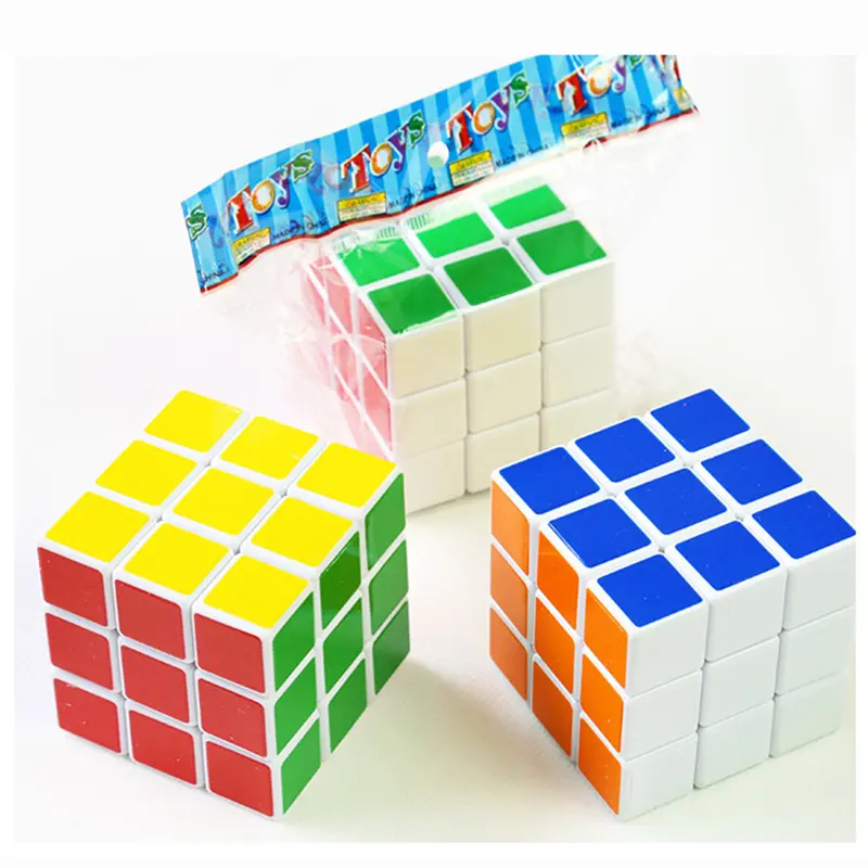 UK-3x3 stickerless Speed Magic Rubix Cube Rubiks Cube enfants adultes Fun Puzzle Jouet 
