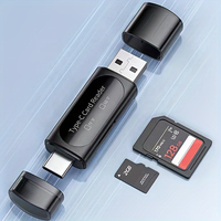 Adaptador externo de alta velocidad Lector de tarjetas 4 en 1 para PC Laptop Dispositivos inteligentes Lector de tarjetas de memoria SD y TF