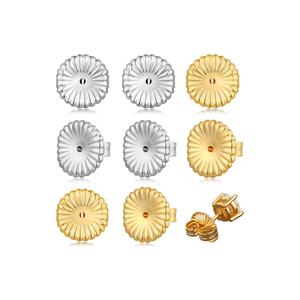 Gran oferta, 8 piezas <span class=keywords><strong>de</strong></span> elevadores <span class=keywords><strong>de</strong></span> <span class=keywords><strong>pendientes</strong></span> traseros, grandes reemplazos <span class=keywords><strong>de</strong></span> <span class=keywords><strong>pendientes</strong></span> traseros para <span class=keywords><strong>pendientes</strong></span> pesados Droopy Studs - Product Image 1