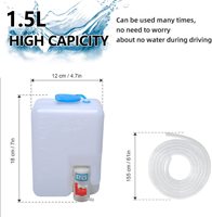 Système de pulvérisation universel 12V pour pare-brise de voiture avec réservoir et pistolet de lavage haute pression