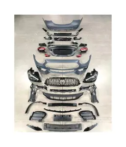 Kit de corpo pára-choques para Mercedes Benz E classe W213 2018-2020 atualização antiga para novos sistemas de corpo auto modelo AMG63