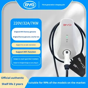 Cargador Original de Fábrica BYD para Han/Tang/Song/Yuan/Qin/Seal/Dolphin EV, 7kW, 6.ª Versión, 220V, 32A, Uso Doméstico, Impermeable y Resistente al Polvo - Product Image 3