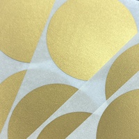 Vente d'usine 45mm cercle or étiquettes autocollantes à gratter autocollants de carte à gratter feuille d'autocollants d'étiquettes à gratter rondes