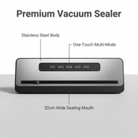 Machine de mise sous vide multifonctionnelle légère et robuste pour la viande, usage commercial et domestique, pour le saumon