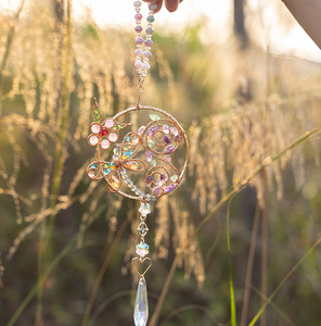 Carillons éoliens en cristal Décoration de fenêtre Décorations d'intérieur Artisanat de jardin Décoration murale Attrape-soleil - Product Image 5
