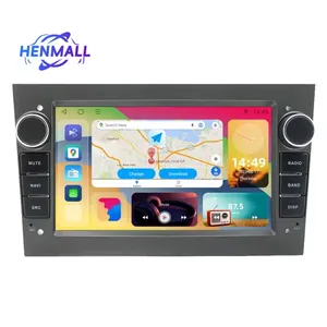 Henmall cho Opel màu xám phổ 7 inch Android Car Player đài phát thanh với BT WIFI Xe GPS Navigation Car DVD Player