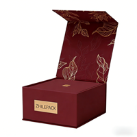 Boîte cadeau pliante de luxe à fermeture magnétique, design personnalisé, emballage rigide en carton, boîte de luxe pour perruques et vêtements
